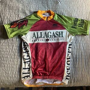 Allagash brewing company bike jersey shirt